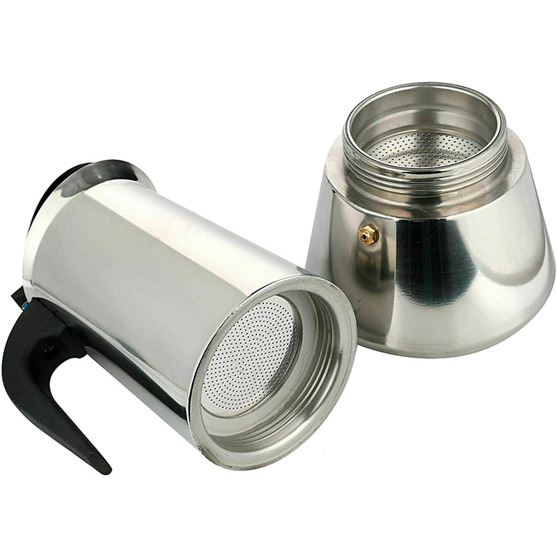 Cafetera italiana de acero inox