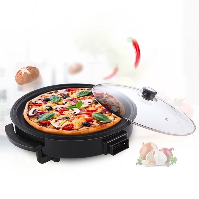 Paellera eléctrica-pizza pan de 30cm 1500W