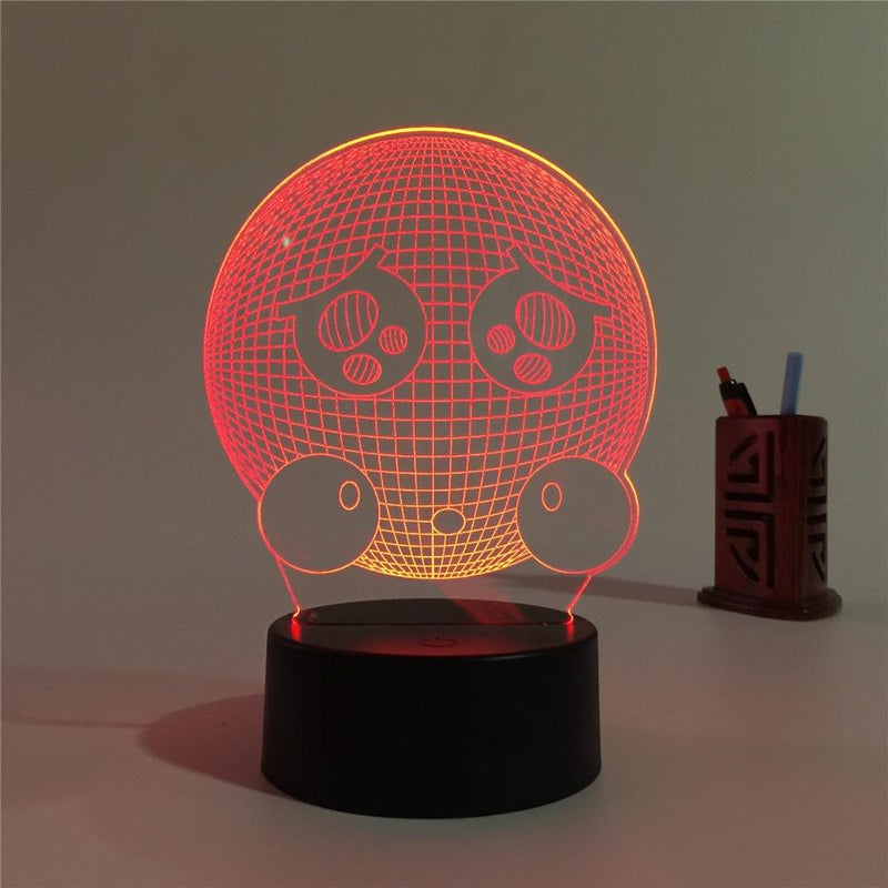 Lámpara LED ilusión 3D