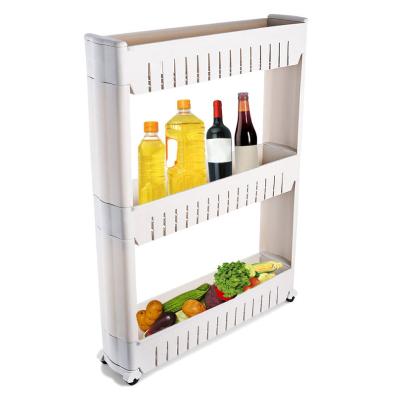 organizador con ruedas para cocina y baño en 3 alturas