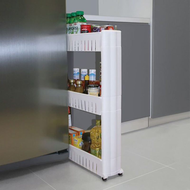 organizador con ruedas para cocina y baño en 3 alturas